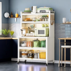 Cabinet Industrial Functional Metal Storage Shelf