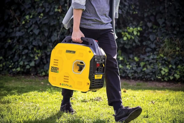 Champion Dual Fuel 2500 Watt Ultralight Portable Inverter Generator with Quiet Technology and CO Shield, Yellow - Image 6