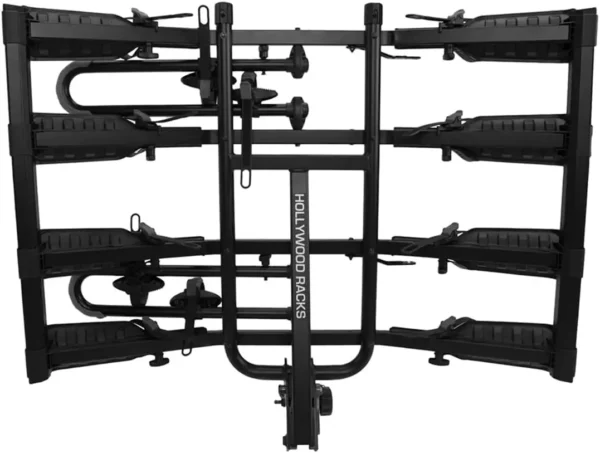 Hollywood HR4000 Hitch 4 Bike Rack 2" Hitch Car Rack, Lightweight, Black - Platform Style Bicycle Carrier - Image 3