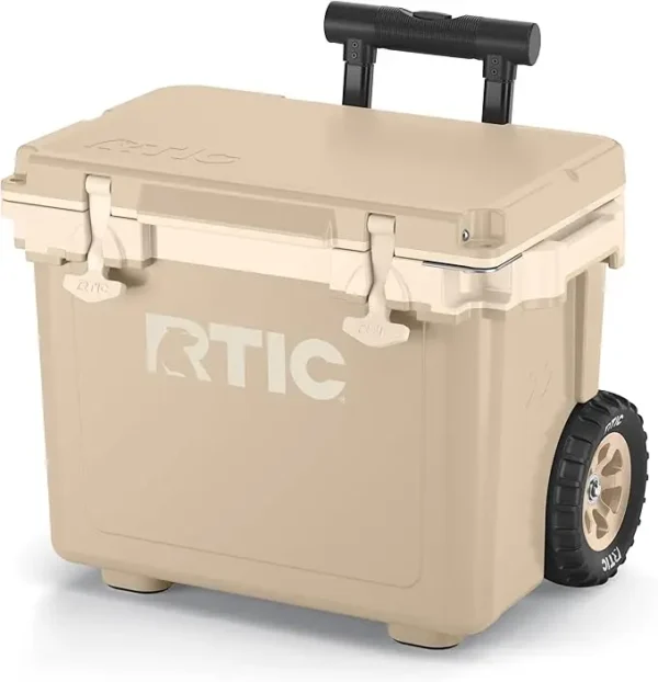 RTIC 22 QT Ultra-Light Wheeled Cooler with Handle, Hard Insulated Portable Ice Chest Box for Beach, Drink, Beverage, Camping, Picnic - Image 8