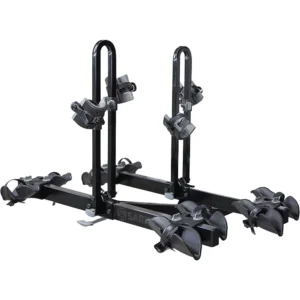 Saris Freedom 4-Bike Hitch Rack – Universal Fit for All Bike Types, 2" Receiver, 190 lb Capacity, Foot Pedal Tilt, Secure Ratcheting