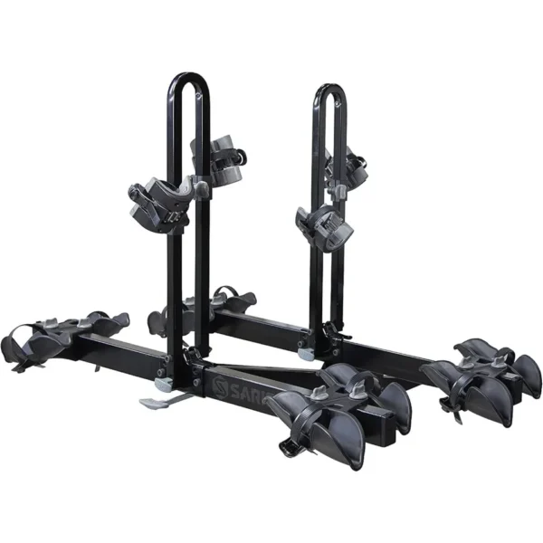 Saris Freedom 4-Bike Hitch Rack – Universal Fit for All Bike Types, 2" Receiver, 190 lb Capacity, Foot Pedal Tilt, Secure Ratcheting - Image 5