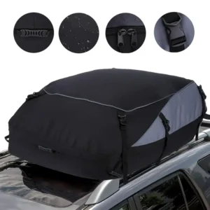 Car 15 & 20 cu ft Roof Bag UV 600D Cloth Outdoor SUV Foldable Travel Equipment