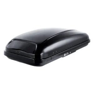 VEVOR 14 Cubic Feet Cargo Box Carrier Car Roof Storage ABS Hard Shell Dual-Sided Opening and 2 Reinforced Straps Aerodynamic
