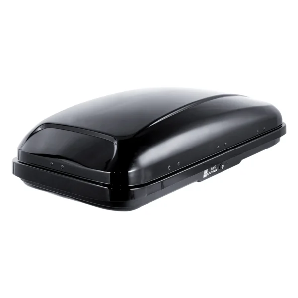 VEVOR 14 Cubic Feet Cargo Box Carrier Car Roof Storage ABS Hard Shell Dual-Sided Opening and 2 Reinforced Straps Aerodynamic