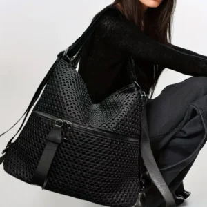 Mesh Industrial Multi-Use Backpack Casual Daily Commuter Bag