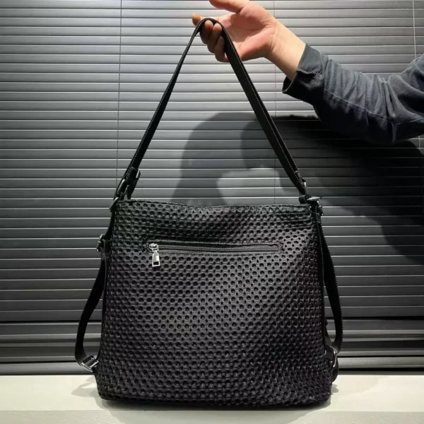 Mesh Industrial Multi-Use Backpack Casual Daily Commuter Bag - Image 4