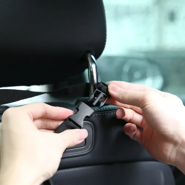 Car Seat Trash Utility Bag Holder Garbage Storage Container Waste Bins - Image 3