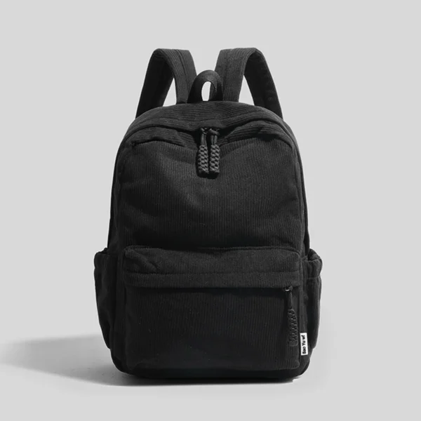 Corduroy Backpack Durable Casual - Image 6