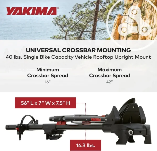 Yakima FrontLoader Bike Rack Car Rooftop Bike Rack Mount - Image 4
