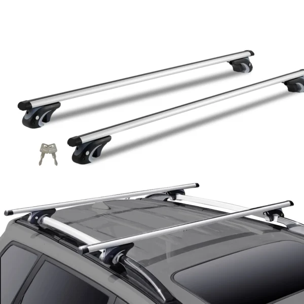 VEVOR Roof Rack CrossBar Adjustable Aluminum Roof Rail Crossbar Baggage Luggage Carrier 200LBS  Crossbars for SUVs, Sedans - Image 3