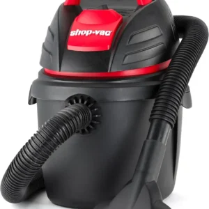 Shop-Vac Wet Dry Portable Utility Vacuum, 2.5 Gallon 1.25 Inch Diameter x 6 Foot Hose,12 Ft Cord Length,Wall Mounted,Includes Filters,Red