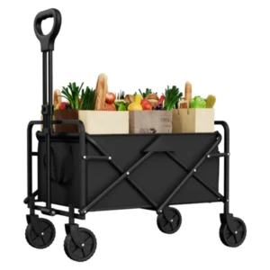 Foldable Multi-Use Wagon Cart Portable Camping Outdoor Cart Shopping Utility