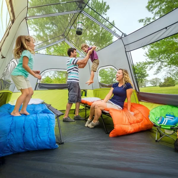 Core Instant Cabin Tent | 9 Person Tent - 14' x 9' Green (40008) - Image 2