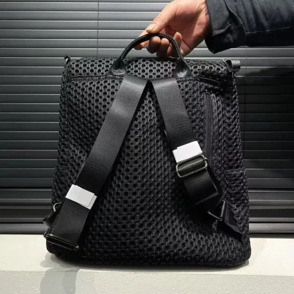 Mesh Industrial Backpack Casual Daily Commuter Bag - Image 5