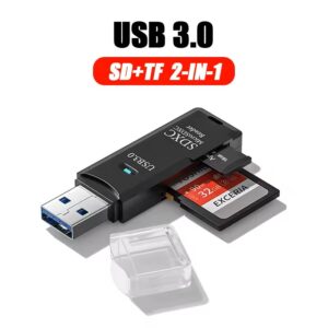 Micro SD TF XC Card Reader USB (Double Type Card)