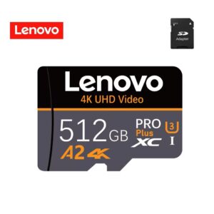 Lenovo 128GB / 512GB / 2TB PRO Plus UHD Video Micro TF SD Card