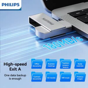PHILIPS USB Flash Drive 16 GB, 32 GB, 128 GB, 256 GB Memory Pen Stick