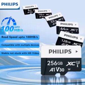 PHILIPS 256GB TF XC SD Micro Memory Card