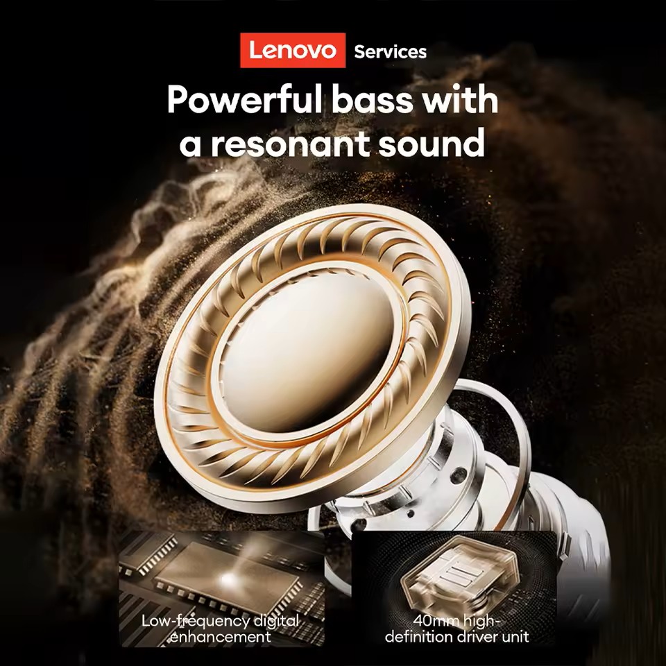 Lenovo LES-107 Wireless Headphones Dolby Sound - Image 3