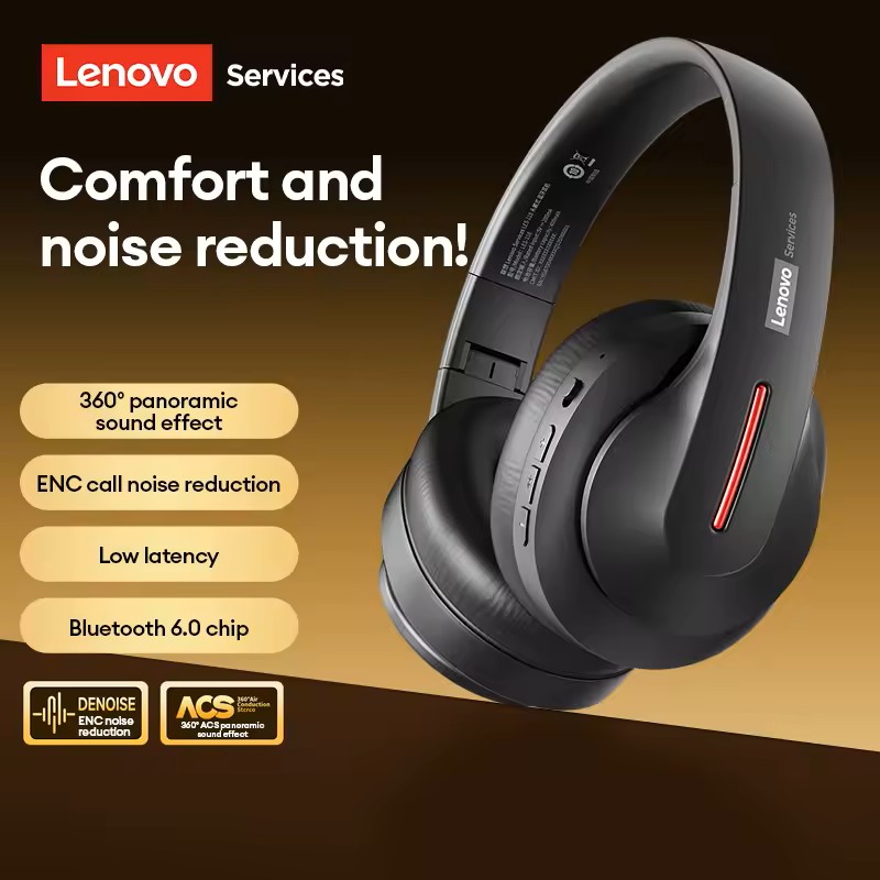 Lenovo LES-107 Wireless Headphones Dolby Sound