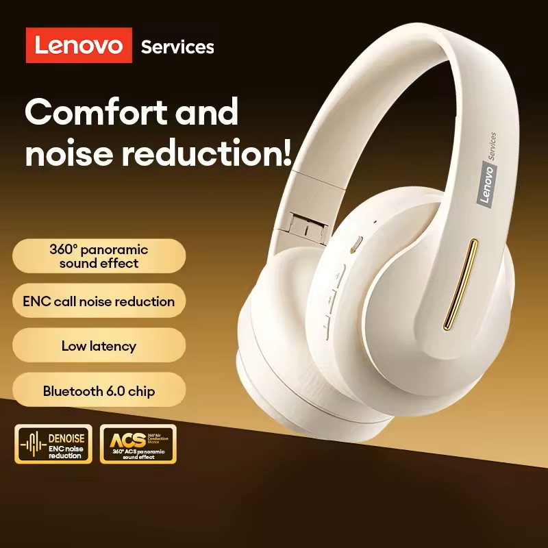 Lenovo LES-107 Wireless Headphones Dolby Sound - Image 2