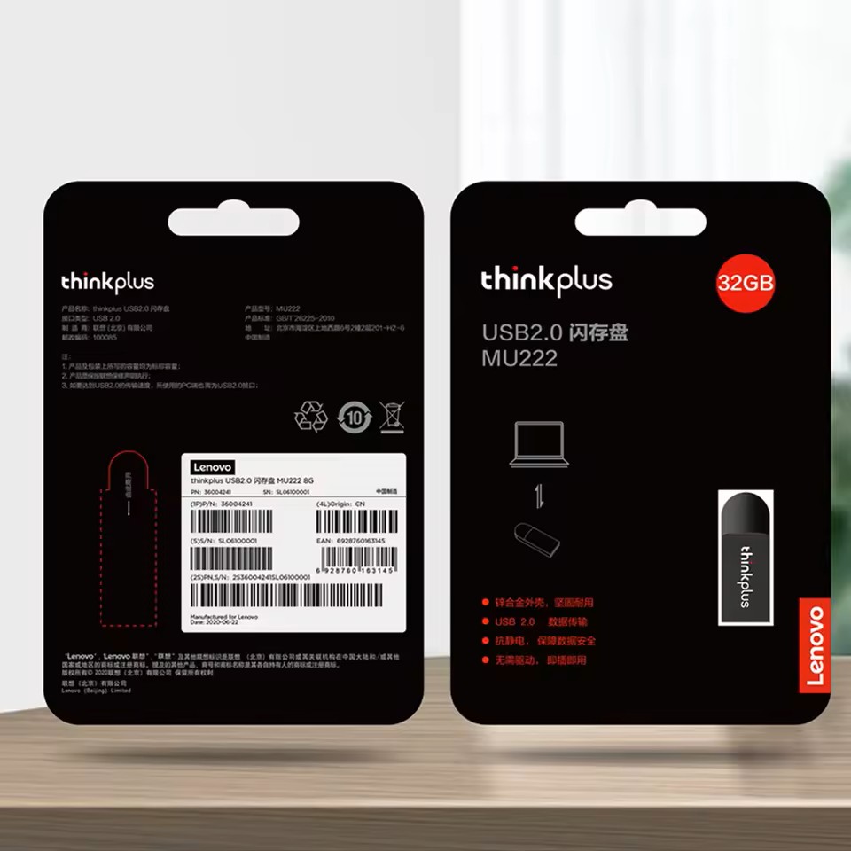 Lenovo ThinkPlus MU222 USB Flash Drive U Disk - Image 3